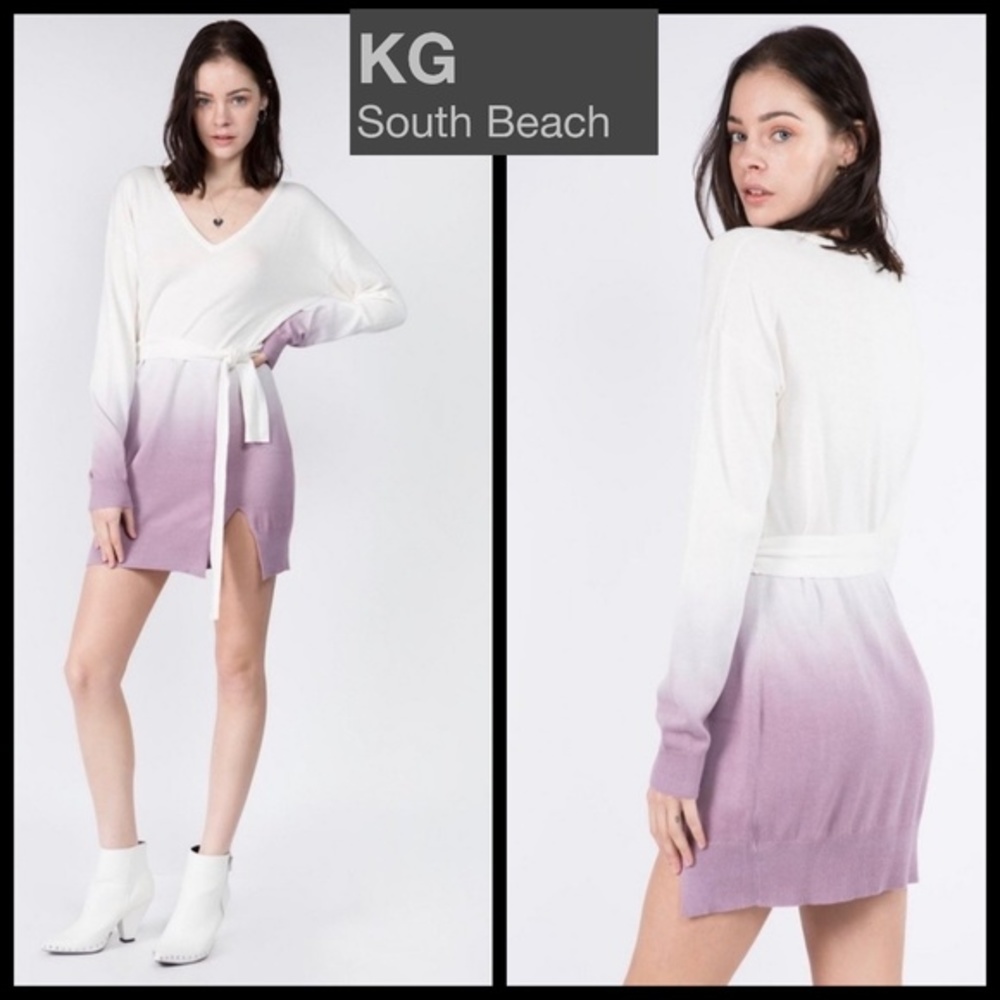 📌 Whiteroom+Cactus Luxurious Hand Dip-Dyed Super Soft High Quality Sweater Dress
